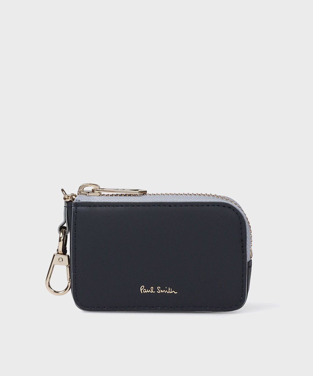 【ポール スミス/Paul Smith】のサプルレザー キーケース インテリア・キッズ・メンズ・レディースファッション・服の通販 founy(ファニー) 　ファッション　Fashion　レディースファッション　Fashion for Women　ミニ財布・二つ折り財布　Wallets & Card Cases　アクセサリー　Fashion Accessories　シンプル　Simple, Minimal　財布　Wallet, Purse　プリント　Print, Printed Pattern　エレガント 上品　Elegant　ネイビー|ID: prp329100004616455 ipo3291000000033065737