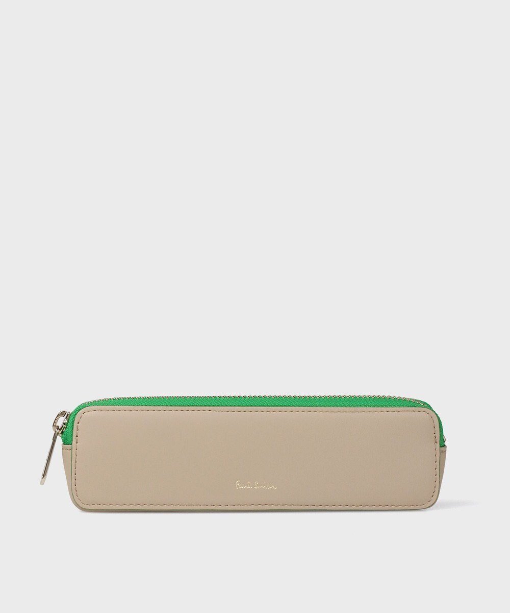 【ポール スミス/Paul Smith】のサプルレザー ペンケース インテリア・キッズ・メンズ・レディースファッション・服の通販 founy(ファニー) 　ファッション　Fashion　レディースファッション　Fashion for Women　スポーツウェア　Functional & Stylish Sportswear　シンプル　Simple, Minimal　ステーショナリー　Stationery, Office Supplies　スポーツ　Sports, Activewear　プリント　Print, Printed Pattern　エレガント 上品　Elegant　ベージュ|ID: prp329100004616458 ipo3291000000033065758