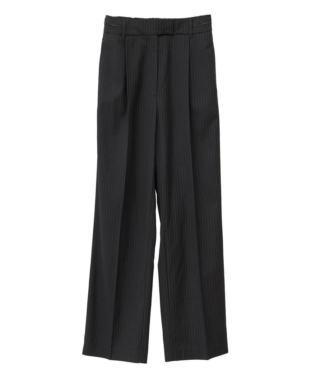 【イェッカ ヴェッカ/YECCA VECCA】のウエストデザインワイドストレートパンツ インテリア・キッズ・メンズ・レディースファッション・服の通販 founy(ファニー) 　ファッション　Fashion　レディースファッション　Fashion for Women　パンツ　Pants & Trousers　おすすめ　Recommended / Our Picks　ジャケット　Jacket, Outerwear　ストレッチ　Stretch, Stretchy Fabric　セットアップ　Set-Up, Coordinated Outfit　ポケット　Pocket, Pocket Detail　ワイド　Wide, Wide Fit　A/W・秋冬　Autumn/Winter　Stripe|ID: prp329100004616461 ipo3291000000033323690