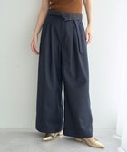 【イェッカ ヴェッカ/YECCA VECCA】のベルト付き2wayタックワイドパンツ Navy|ID: prp329100004616467 ipo3291000000033323737