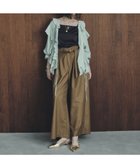 【イェッカ ヴェッカ/YECCA VECCA】のベルト付き2wayタックワイドパンツ Camel|ID: prp329100004616467 ipo3291000000033323740