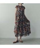 【イェッカ ヴェッカ/YECCA VECCA】のぼかしフラワー柄ワンピース Terracotta|ID: prp329100004616468 ipo3291000000033297932