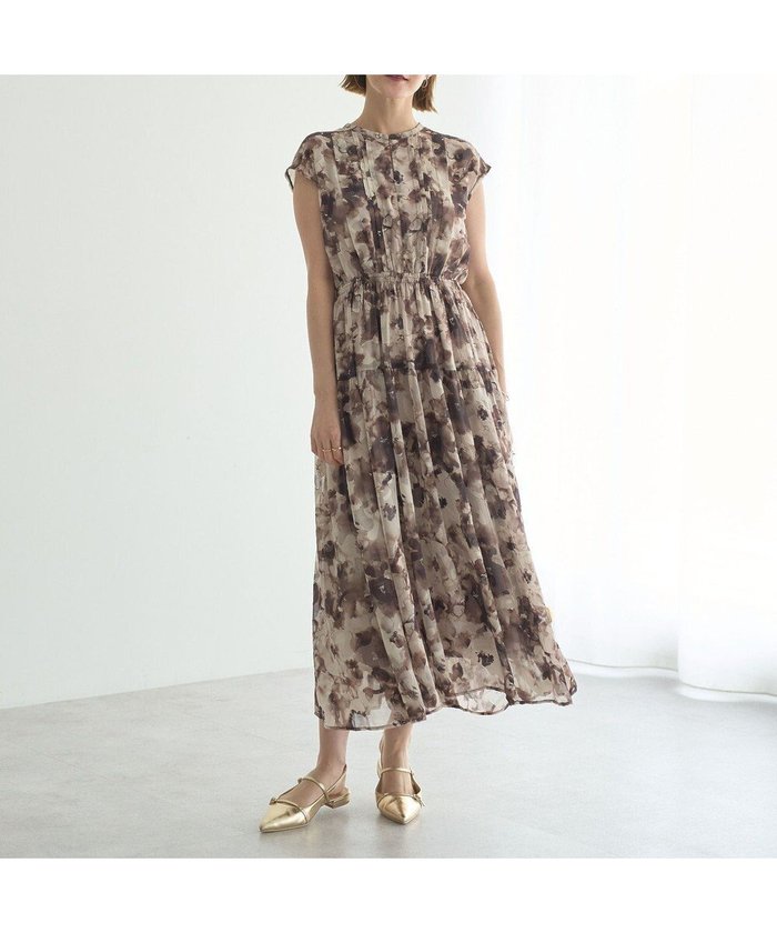 【イェッカ ヴェッカ/YECCA VECCA】のぼかしフラワー柄ワンピース インテリア・キッズ・メンズ・レディースファッション・服の通販 founy(ファニー) https://founy.com/ ファッション Fashion レディースファッション Fashion for Women ワンピース Dresses おすすめ Recommended / Our Picks ギャザー Gathered, Ruffled フェミニン Feminine, Girly フラワー Flower, Floral プリント Print, Printed Pattern ポケット Pocket, Pocket Detail エレガント 上品 Elegant A/W・秋冬 Autumn/Winter |ID: prp329100004616468 ipo3291000000033297934