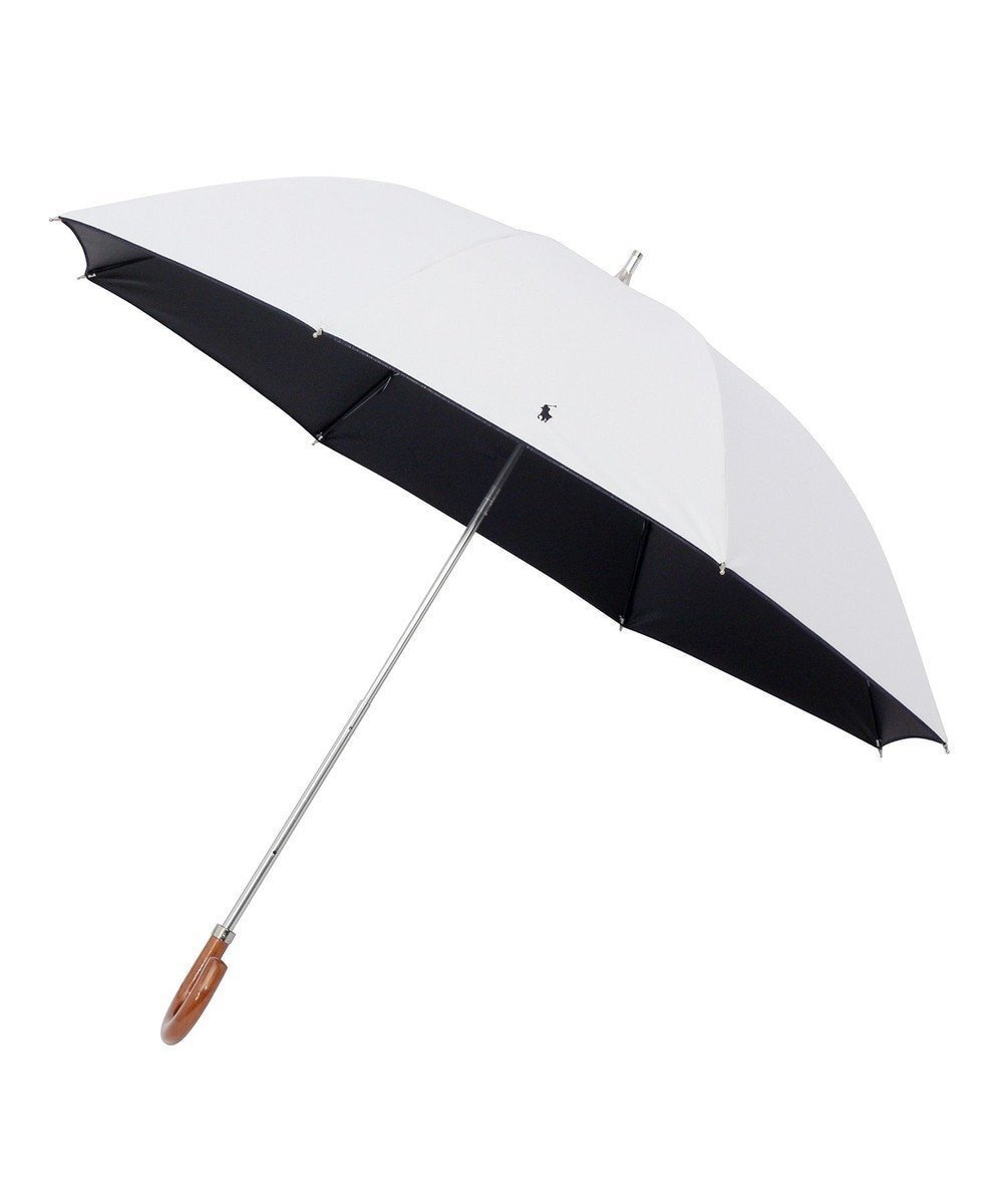 【ムーンバット/MOONBAT】のPOLO RALPH LAUREN(ポロ ラルフローレン)晴雨兼用日傘 ポロポニー 無地 ワンポイント 長傘 1級遮光 遮熱 UV インテリア・キッズ・メンズ・レディースファッション・服の通販 founy(ファニー) 　ファッション　Fashion　レディースファッション　Fashion for Women　レイングッズ・傘・晴雨兼用傘　Umbrellas & Rain Gear　アイビー　Ivy Pattern　コーティング　Coating, Coated Finish　傘　Umbrella, Parasol　ニューヨーク　New York, NYC Style　日傘　Parasol, UV Umbrella　無地　Plain, Solid Color　ワンポイント　One Point, Statement Accent　オフホワイト|ID: prp329100004616527 ipo3291000000033566782