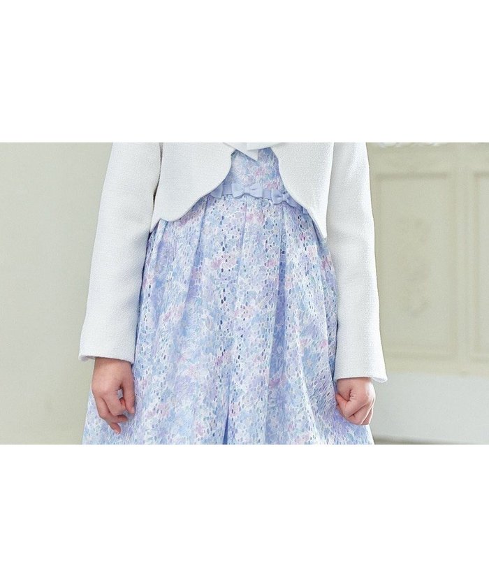 【エニィ/ANY / KIDS】の裾スカラップノーカラージャケット インテリア・キッズ・メンズ・レディースファッション・服の通販 founy(ファニー) https://founy.com/ ファッション Fashion キッズファッション Fashion for Kids アウター Coat Outerwear /Kids 春 Spring ガーリー Girly, Feminine Style ジャケット Jacket, Outerwear スカラップ Scallop, Scalloped Edge ブレード Braid, Decorative Trim ラベンダー Lavender レース Lace, Lace Fabric S/S・春夏 SS, Spring/Summer, Warm Season 夏 Summer エレガント 上品 Elegant セレモニー Ceremony 入学式 Entrance Ceremony 卒業式 Graduation Ceremony |ID: prp329100004616953 ipo3291000000033652560