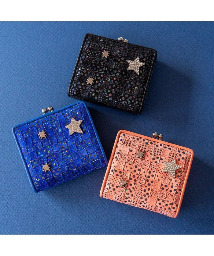 【ツモリチサト キャリー/tsumori chisato CARRY】のキラメッシュ 2つ折り財布 がま口 ミニ財布 インテリア・キッズ・メンズ・レディースファッション・服の通販 founy(ファニー) https://founy.com/ ファッション Fashion レディースファッション Fashion for Women ミニ財布・二つ折り財布 Wallets & Card Cases コンパクト Compact, Small Size ドット Polka Dot, Dot Pattern プリント Print, Printed Pattern メッシュ Mesh, Net Fabric 財布 Wallet, Purse |ID: prp329100004616971 ipo3291000000033076708