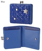 【ツモリチサト キャリー/tsumori chisato CARRY】のキラメッシュ 2つ折り財布 がま口 ミニ財布 ブルー|ID: prp329100004616971 ipo3291000000033076711