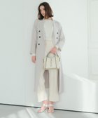 【イェッカ ヴェッカ/YECCA VECCA】の異素材MIXトレンチコート Gray Beige|ID: prp329100004616977 ipo3291000000033077121