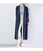 【イェッカ ヴェッカ/YECCA VECCA】の異素材MIXトレンチコート Navy|ID: prp329100004616977 ipo3291000000033077123