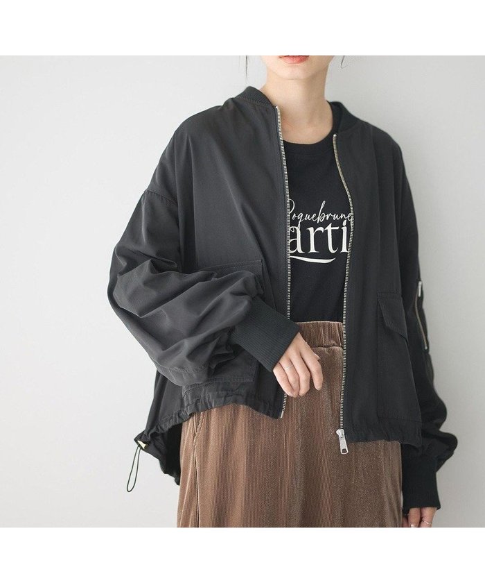 【アースミュージックアンドエコロジー/earth music&ecology】のアウトポケットMA-1 インテリア・キッズ・メンズ・レディースファッション・服の通販 founy(ファニー) https://founy.com/ ファッション Fashion レディースファッション Fashion for Women アウター Coat / Outerwear Collection レディースジャケット・軽アウター Jackets ブルゾンジャケット・スポーティアウター Blouson Jackets MA-1ジャケット MA-1 Bomber Jackets / Flight Jackets ショルダー Shoulder, Shoulder Strap ジャケット Jacket, Outerwear ドロップ Drop Shoulder, Dropped Style フェミニン Feminine, Girly フォルム Silhouette, Form フリル Frill, Ruffle ブルゾン Blouson, Bomber Jacket ポケット Pocket, Pocket Detail ミリタリー Military, Army Style レース Lace, Lace Fabric A/W・秋冬 Autumn/Winter |ID: prp329100004616980 ipo3291000000033660487