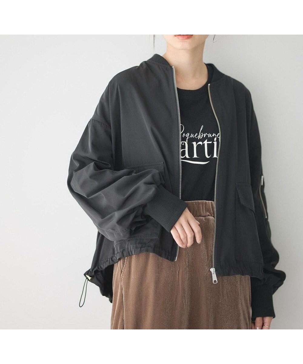 【アースミュージックアンドエコロジー/earth music&ecology】のアウトポケットMA-1 人気、トレンドファッション・服の通販 founy(ファニー) 　ファッション　Fashion　レディースファッション　Fashion for Women　アウター　Coat / Outerwear Collection　レディースジャケット・軽アウター　Jackets　ブルゾンジャケット・スポーティアウター　Blouson Jackets　MA-1ジャケット　MA-1 Bomber Jackets / Flight Jackets　ショルダー　Shoulder, Shoulder Strap　ジャケット　Jacket, Outerwear　ドロップ　Drop Shoulder, Dropped Style　フェミニン　Feminine, Girly　フォルム　Silhouette, Form　フリル　Frill, Ruffle　ブルゾン　Blouson, Bomber Jacket　ポケット　Pocket, Pocket Detail　ミリタリー　Military, Army Style　レース　Lace, Lace Fabric　A/W・秋冬　Autumn/Winter　 other-1|ID: prp329100004616980 ipo3291000000033660487