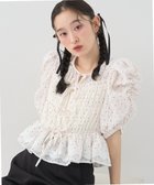 【アースミュージックアンドエコロジー/earth music&ecology】のレースティアードシャーリングブラウス 人気、トレンドファッション・服の通販 founy(ファニー) ファッション Fashion レディースファッション Fashion for Women トップス・カットソー Cut & Sew Tops シャツ・ブラウス・オフィスカジュアル Elegant Blouses & Button-Ups ギャザー Gathered, Ruffled シアー Sheer, See-Through シャーリング Shirring, Ruched スカラップ Scallop, Scalloped Edge スリーブ Sleeve, Long Sleeve / Short Sleeve フロント Front, Front Design ポケット Pocket, Pocket Detail リボン Ribbon, Bow レース Lace, Lace Fabric 再入荷 Restock / Back in Stock A/W・秋冬 Autumn/Winter thumbnail Dot|ID: prp329100004616993 ipo3291000000033077605