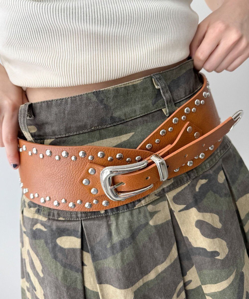 【ウィゴー/WEGO】のLスタッズサッシュベルト 人気、トレンドファッション・服の通販 founy(ファニー) 　ファッション　Fashion　レディースファッション　Fashion for Women　ベルト&ウエストマーク　Belts & Waist Accessories　おすすめ　Recommended / Our Picks　スタッズ　Studs, Metal Accents　スマホ　Smartphone, Mobile Device　 other-1|ID: prp329100004617008 ipo3291000000033077664