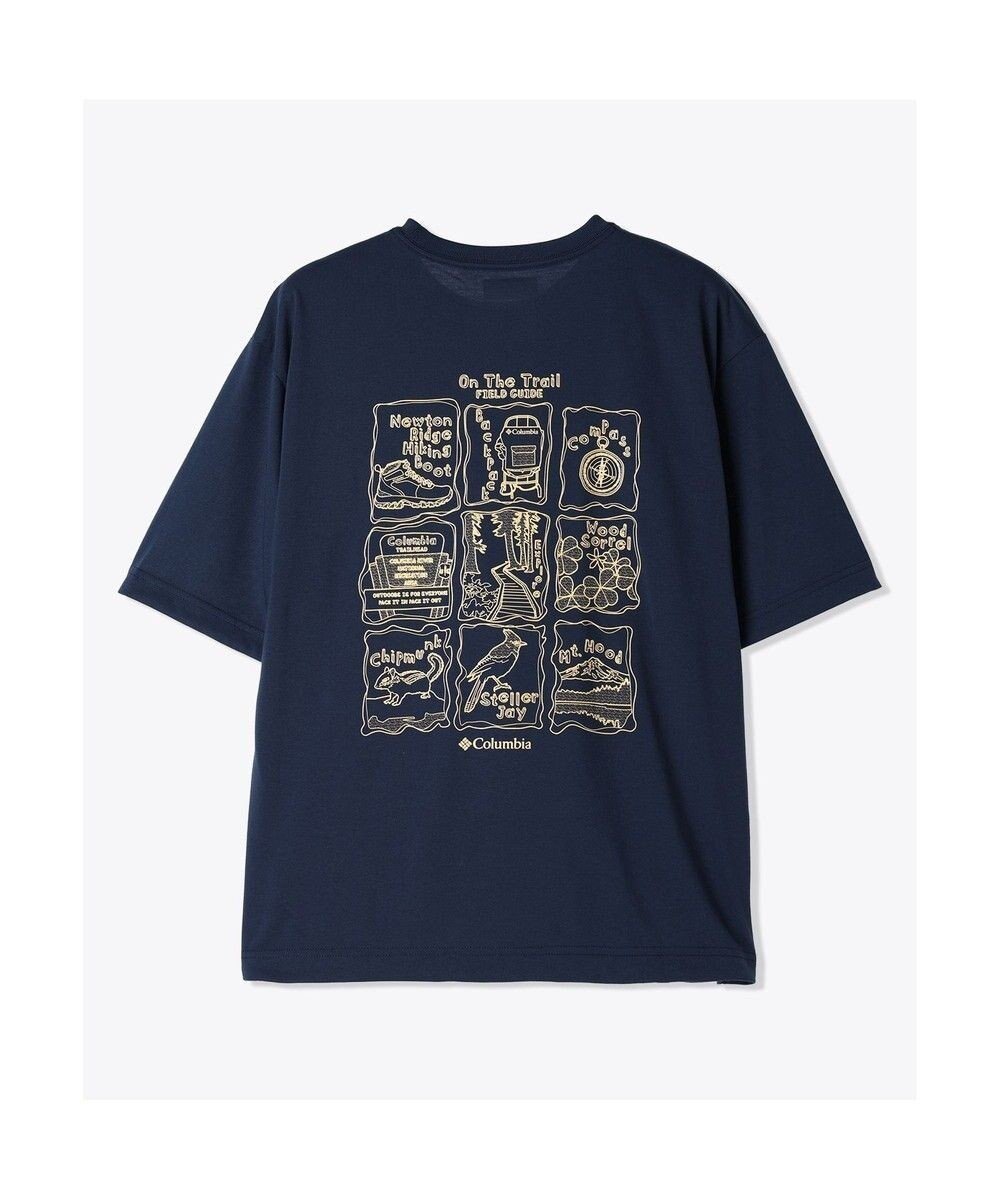 【コロンビア/Columbia / MEN】のColumbia/ シダートレイルバックグラフィックTシャツ /コロンビア インテリア・キッズ・メンズ・レディースファッション・服の通販 founy(ファニー) 　ファッション　Fashion　メンズファッション　Fashion for Men　トップス・カットソー　Cut & Sew Tops　メンズシャツ　Shirts　アウトドア　Outdoor Clothing　イラスト　Illustration　カットソー　Cut and Sewn Top　グラフィック　Graphic, Graphic Design　スポーツ　Sports, Activewear　フィット　Fit, Slim Fit　リラックス　Relax, Relaxed Fit　再入荷　Restock / Back in Stock　半袖　Short Sleeve, Half Sleeve　夏　Summer　S/S・春夏　SS, Spring/Summer, Warm Season　A/W・秋冬　Autumn/Winter　Collegiate Navy、 Trailguide Icons|ID: prp329100004617609 ipo3291000000033089500