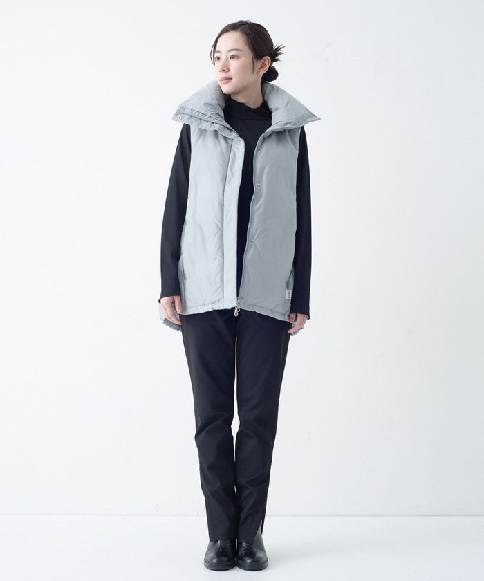 【ケーダブルディー/KWD】の【日本製/高品質ダウン】STAND COLLAR DOWN VEST グリーンダウン スタンドカラーダウンベスト インテリア・キッズ・メンズ・レディースファッション・服の通販 founy(ファニー) https://founy.com/ ファッション Fashion レディースファッション Fashion for Women アウター Coat / Outerwear Collection レディースジャケット・軽アウター Jackets ジャケット Jacket, Outerwear スタンド Stand Collar, Upright Stand ダウン Down, Puffer ドローコード Drawcord, Drawstring Cord フェザー Feather, Feather Detail ベスト Vest, Waistcoat A/W・秋冬 Autumn/Winter おすすめ Recommended / Our Picks 日本製 Made In Japan |ID: prp329100004617630 ipo3291000000033577633