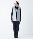【ケーダブルディー/KWD】の【日本製/高品質ダウン】STAND COLLAR DOWN VEST グリーンダウン スタンドカラーダウンベスト アイスグレー|ID: prp329100004617630 ipo3291000000033577634