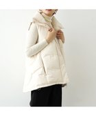 【ケーダブルディー/KWD】の【日本製/高品質ダウン】STAND COLLAR DOWN VEST グリーンダウン スタンドカラーダウンベスト アイボリー|ID: prp329100004617630 ipo3291000000033577635