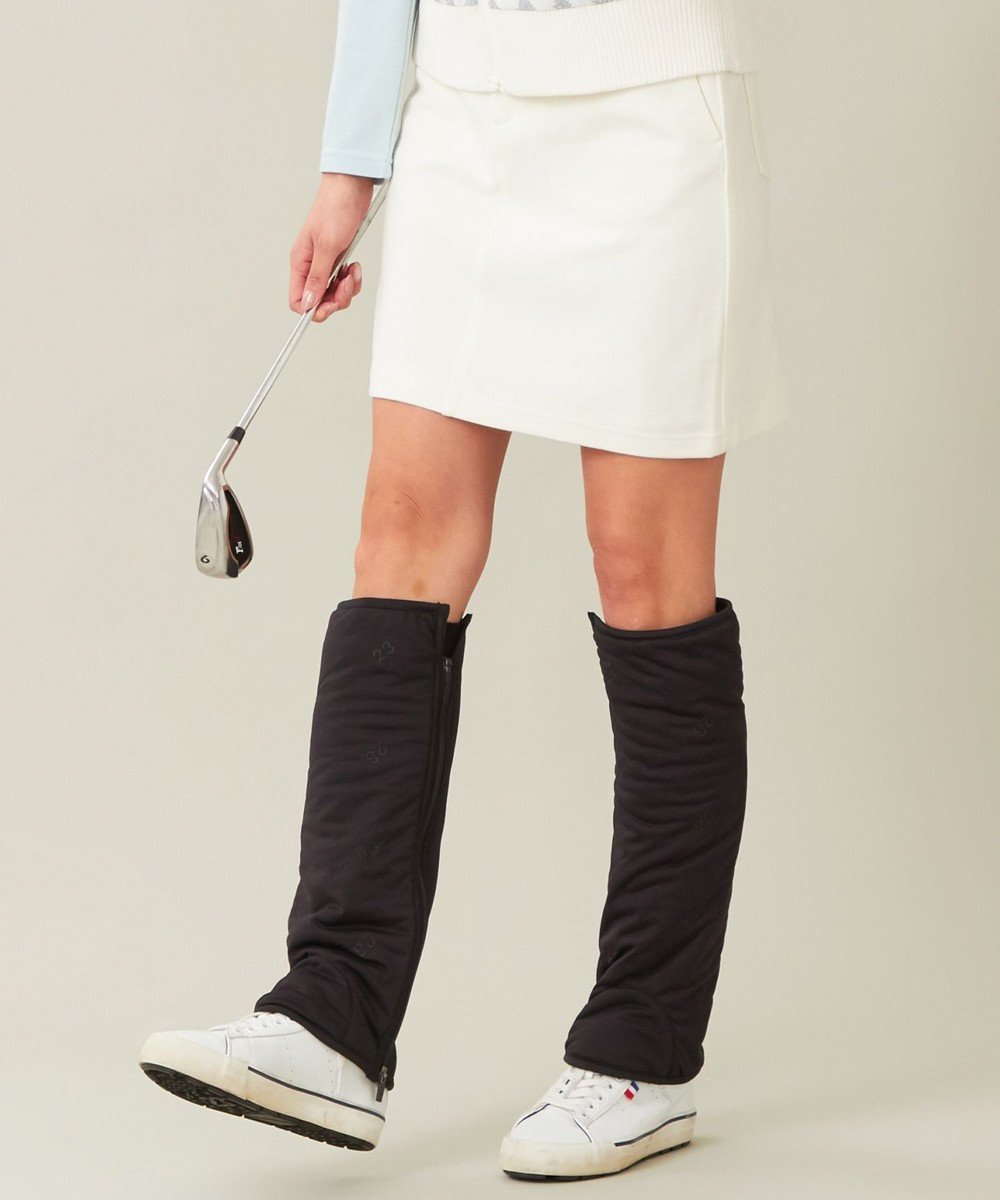 【23区 ゴルフ/NIJYUSANKU GOLF】の【WOMEN】タフタレッグウォーマー インテリア・キッズ・メンズ・レディースファッション・服の通販 founy(ファニー) 　ファッション　Fashion　レディースファッション　Fashion for Women　スポーツウェア　Functional & Stylish Sportswear　フィットネス用品・トレーニングアクセサリー　Fitness Accessories / Sports Gear / Exercise Equipment　キルティング　Quilted, Quilting　ゴルフ　Golf　スピンドル　Spindle, Drawcord　スポーツ　Sports, Activewear　タフタ　Taffeta, Structured Fabric　モチーフ　Motif, Design Theme　ブラック系|ID: prp329100004617636 ipo3291000000033089966