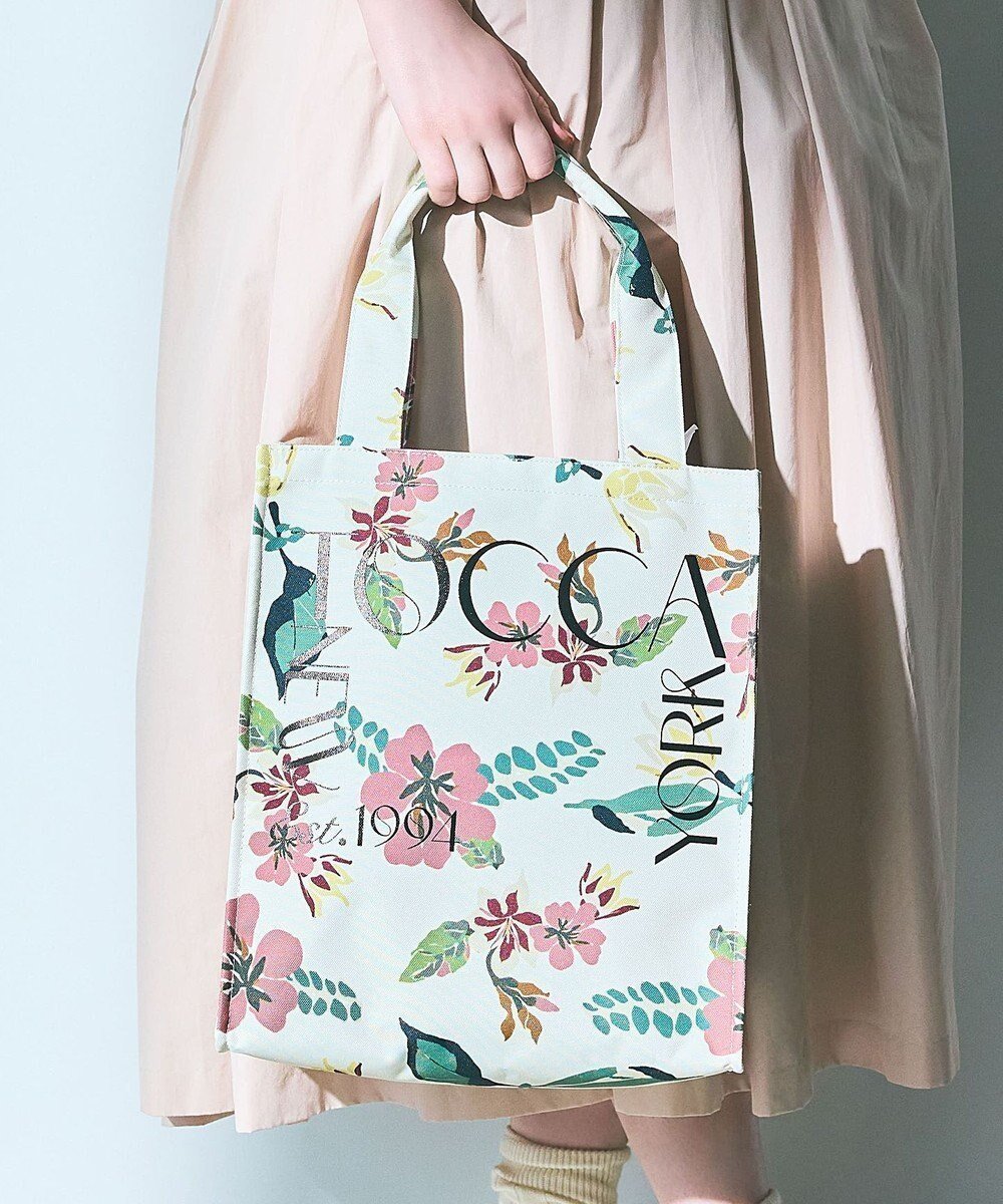 【トッカ/TOCCA】の【A4サイズ対応・撥水】EXOTIC FLORAL TOTE トートバッグ インテリア・キッズ・メンズ・レディースファッション・服の通販 founy(ファニー) 　ファッション　Fashion　レディースファッション　Fashion for Women　バッグ　Bags　オリエンタル　Oriental Pattern　コレクション　Collection, Seasonal Line　スペシャル　Special, Limited Edition　財布　Wallet, Purse　デニム　Denim, Jeans Material　プリント　Print, Printed Pattern　ポケット　Pocket, Pocket Detail　モダン　Modern, Contemporary　リゾート　Resort, Vacation Style　ロマンティック　Romantic, Feminine Style　おすすめ　Recommended / Our Picks　オフ(花柄)系|ID: prp329100004617644 ipo3291000000033659190