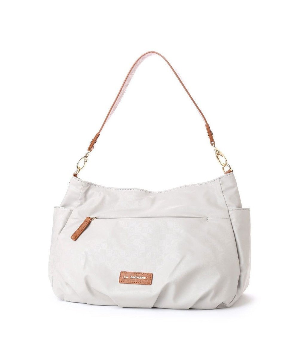 【ラ バガジェリー/LA BAGAGERIE】のMONOGRAMME 2wayショルダーバッグ インテリア・キッズ・メンズ・レディースファッション・服の通販 founy(ファニー) 　ファッション　Fashion　レディースファッション　Fashion for Women　バッグ　Bags　ショルダー　Shoulder, Shoulder Strap　プリント　Print, Printed Pattern　ポケット　Pocket, Pocket Detail　ロング　Long, Long-Length　アイボリー|ID: prp329100004617650 ipo3291000000034377637