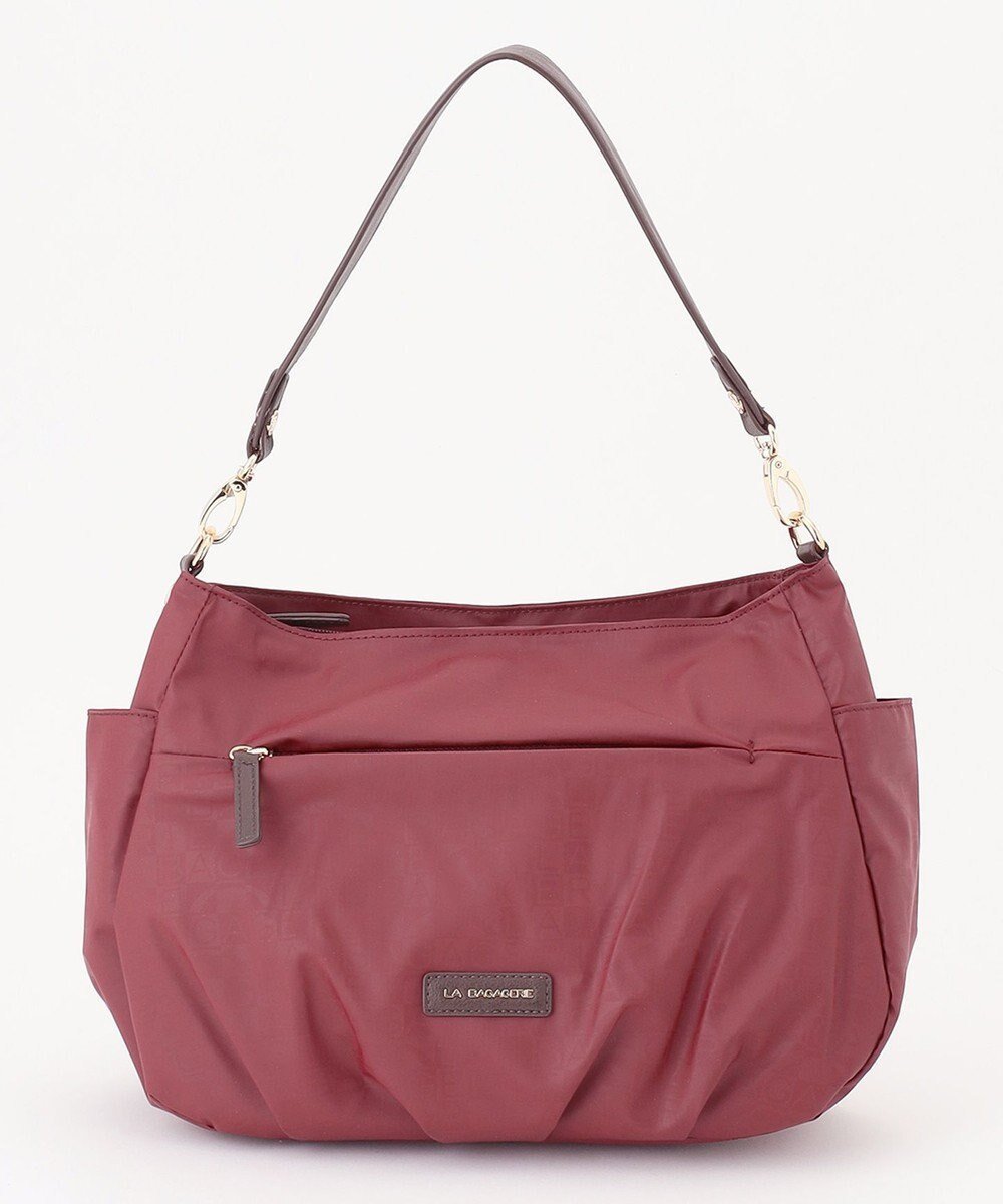 【ラ バガジェリー/LA BAGAGERIE】のMONOGRAMME 2wayショルダーバッグ インテリア・キッズ・メンズ・レディースファッション・服の通販 founy(ファニー) 　ファッション　Fashion　レディースファッション　Fashion for Women　バッグ　Bags　ショルダー　Shoulder, Shoulder Strap　プリント　Print, Printed Pattern　ポケット　Pocket, Pocket Detail　ロング　Long, Long-Length　ワイン|ID: prp329100004617650 ipo3291000000034377638