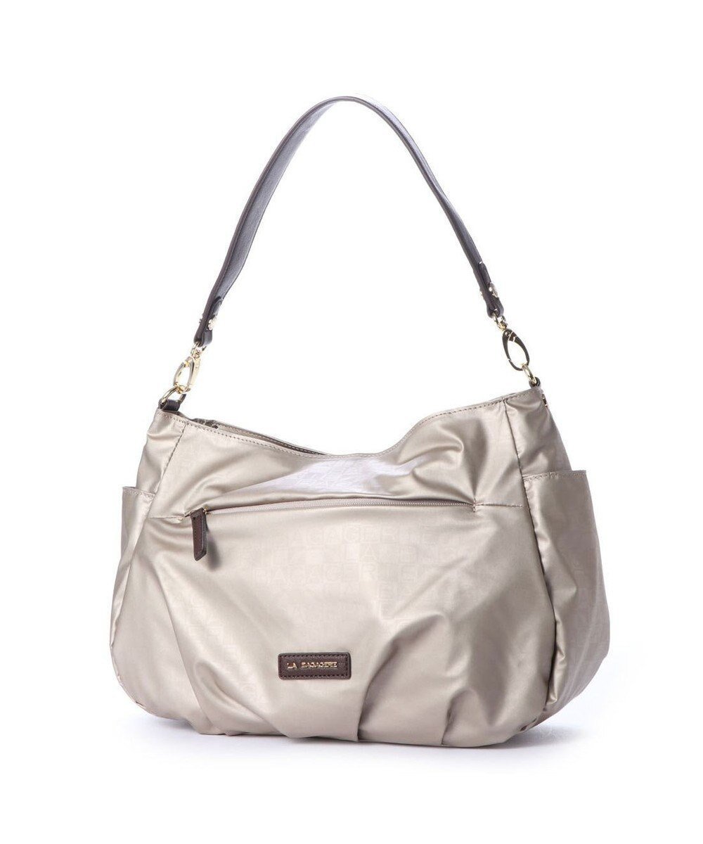 【ラ バガジェリー/LA BAGAGERIE】のMONOGRAMME 2wayショルダーバッグ インテリア・キッズ・メンズ・レディースファッション・服の通販 founy(ファニー) 　ファッション　Fashion　レディースファッション　Fashion for Women　バッグ　Bags　ショルダー　Shoulder, Shoulder Strap　プリント　Print, Printed Pattern　ポケット　Pocket, Pocket Detail　ロング　Long, Long-Length　ゴールド|ID: prp329100004617650 ipo3291000000034377640