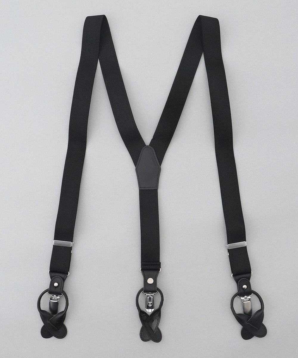 【五大陸/gotairiku / MEN】の【WEAR BLACK】フォーマル用 サスペンダー 人気、トレンドファッション・服の通販 founy(ファニー) 　ファッション　Fashion　メンズファッション　Fashion for Men　サスペンダー　Suspenders, Braces　スラックス　Slacks, Dress Pants　ビジネス 仕事 通勤　Business / Work / Commuting　フォーマル　Formal, Dressy　ループ　Loop, Loop Knit　定番　Standard, Basic Item　無地　Plain, Solid Color　 other-1|ID: prp329100004618170 ipo3291000000033463330