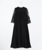 【エニィ スィス/any SiS】の【洗える】レーシーケープ ドレス ブラック|ID: prp329100004618184 ipo3291000000034282597
