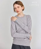 【ベイジ,/BEIGE,】の【WEB限定・洗える】ALSACE / パール釦クルーネックウールニット L.Gray|ID: prp329100004618185 ipo3291000000033671022