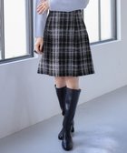 【エニィ スィス/any SiS】のファジーチェック ミニスカート ダークネイビー系|ID: prp329100004618228 ipo3291000000034311671