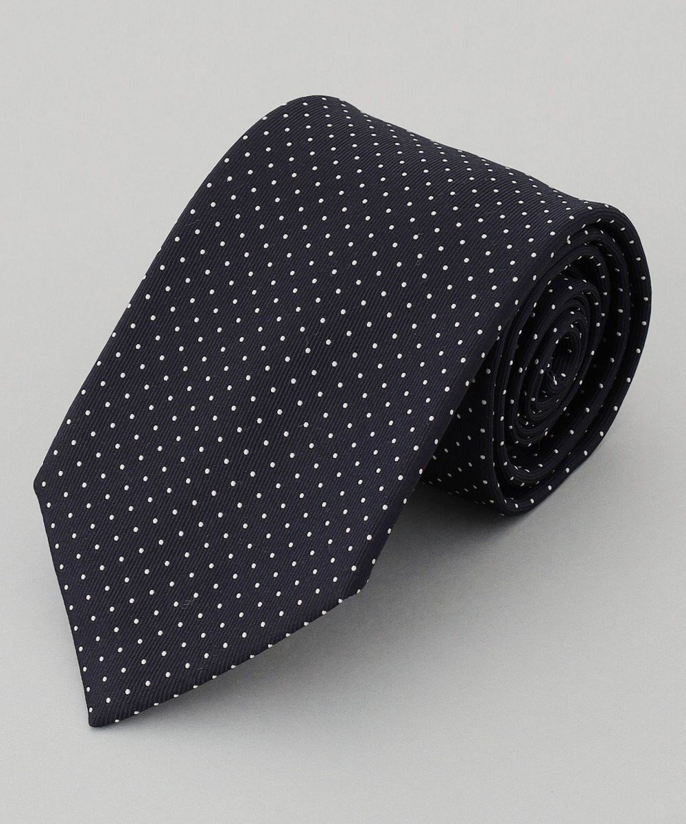 【五大陸/gotairiku / MEN】の定番【日本製】シルク ネクタイ_ピンドット インテリア・キッズ・メンズ・レディースファッション・服の通販 founy(ファニー) 　ファッション　Fashion　メンズファッション　Fashion for Men　シルク　Silk, 100% Silk　スーツ　Suit, Formalwear　ドット　Polka Dot, Dot Pattern　定番　Standard, Basic Item　日本製　Made In Japan　ネイビー系8|ID: prp329100004618642 ipo3291000000034898158