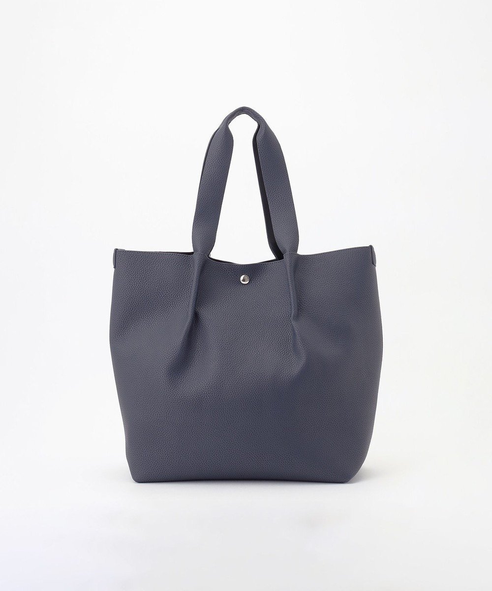 【ジョゼフ オム/JOSEPH HOMME / MEN】のシンセティックシュリンクレザー トートバッグ インテリア・キッズ・メンズ・レディースファッション・服の通販 founy(ファニー) 　ファッション　Fashion　メンズファッション　Fashion for Men　バッグ　Bags　トートバッグ / 通勤・大容量バッグ　Tote Bags　リアル　Real, Realistic　軽量　Lightweight, Ultra Light　ネイビー系|ID: prp329100004618645 ipo3291000000033204084