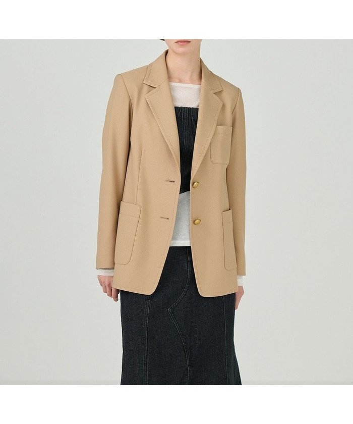 【グレース コンチネンタル/GRACE CONTINENTAL】のブレザージャケット インテリア・キッズ・メンズ・レディースファッション・服の通販 founy(ファニー) https://founy.com/ ファッション Fashion レディースファッション Fashion for Women アウター Coat / Outerwear Collection レディースジャケット・軽アウター Jackets テーラードジャケット / 通勤・きれいめスタイル Tailored Jackets & Blazers おすすめ Recommended / Our Picks ジャケット Jacket, Outerwear スマート Smart, Elegant ツイル Twist, Twisted Detail バランス Balance, Style Balance ブローチ Brooch, Pin Brooch ポケット Pocket, Pocket Detail 定番 Standard, Basic Item A/W・秋冬 Autumn/Winter |ID: prp329100004618953 ipo3291000000033676037