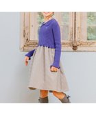 【組曲 / KIDS/KUMIKYOKU】の【110-140㎝】千鳥ドッキング ワンピース ダルブルー系|ID: prp329100004619168 ipo3291000000033576826