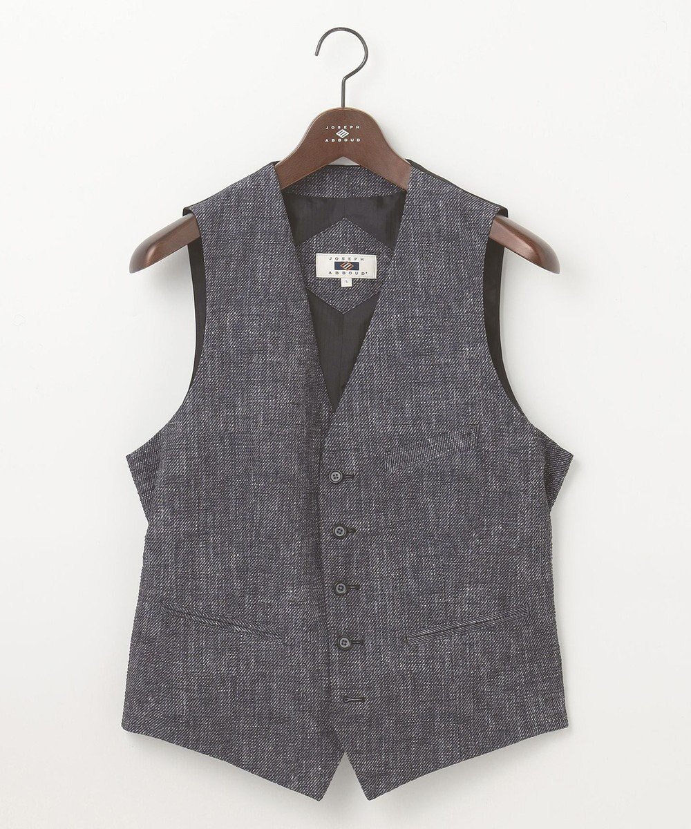 【ジョセフ アブード/JOSEPH ABBOUD / MEN】の【ストレッチ・洗える・軽量・防しわ・速乾・エコ撥水】ライトウェーブ ベスト インテリア・キッズ・メンズ・レディースファッション・服の通販 founy(ファニー) 　ファッション　Fashion　メンズファッション　Fashion for Men　トップス・カットソー　Cut & Sew Tops　ベスト・ジレ　Vests & Gilets　ウォッシャブル　Machine Washable　春　Spring　洗える　Machine Washable　軽量　Lightweight, Ultra Light　サッカー　Seersucker, Summer Fabric　ジャケット　Jacket, Outerwear　ストレッチ　Stretch, Stretchy Fabric　セットアップ　Set-Up, Coordinated Outfit　チェック　Check, Plaid, Tartan　ベスト　Vest, Waistcoat　S/S・春夏　SS, Spring/Summer, Warm Season　おすすめ　Recommended / Our Picks　夏　Summer　グレー系1|ID: prp329100004619178 ipo3291000000033429216