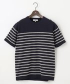 【ジョセフ アブード/JOSEPH ABBOUD / MEN】の【清涼感/ストレッチ/洗える】クールスキン ボーダーT ニット ネイビー系2|ID: prp329100004619183 ipo3291000000033384231