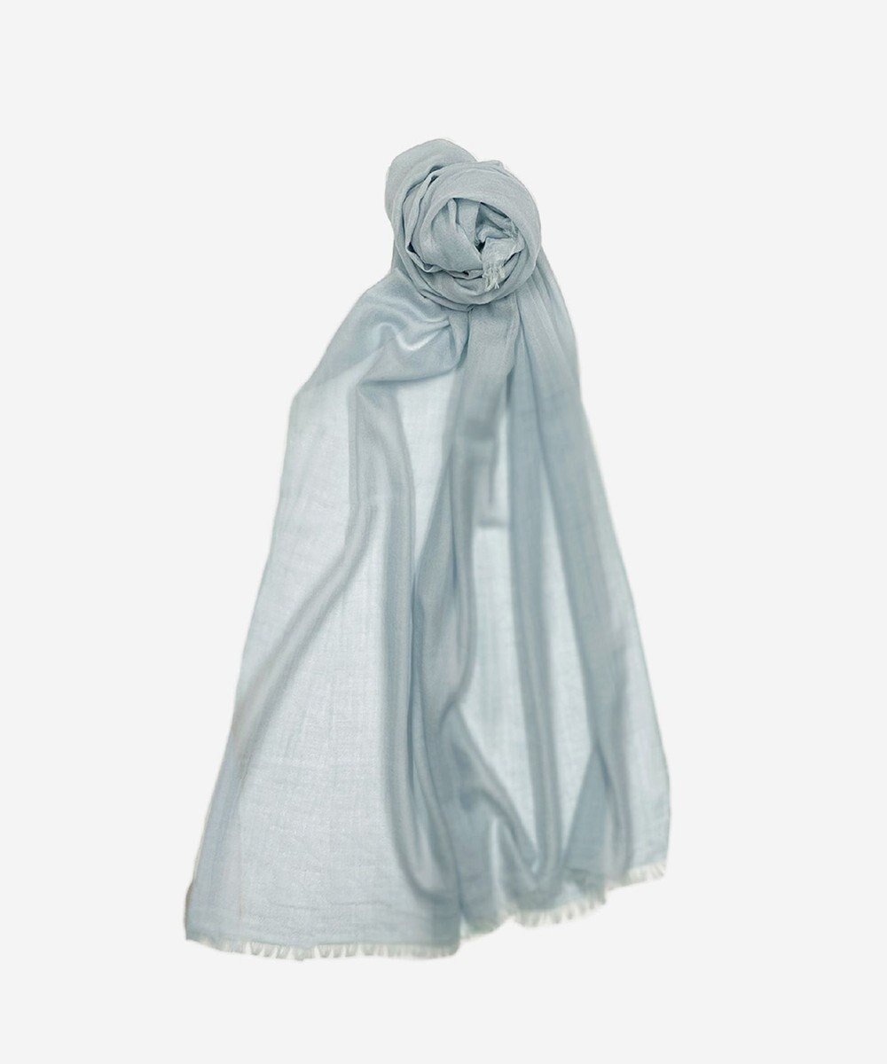【オルクベット/ORuKuBET】のCHAMBRAY CASHMERE STOLE インテリア・キッズ・メンズ・レディースファッション・服の通販 founy(ファニー) 　ファッション　Fashion　レディースファッション　Fashion for Women　なめらか　Smooth, Silky Texture　ショール　Shawl, Wrap　ストール　Stole, Wrap　夏　Summer　S/S・春夏　SS, Spring/Summer, Warm Season　A/W・秋冬　Autumn/Winter　ブルー|ID: prp329100004619188 ipo3291000000033357180