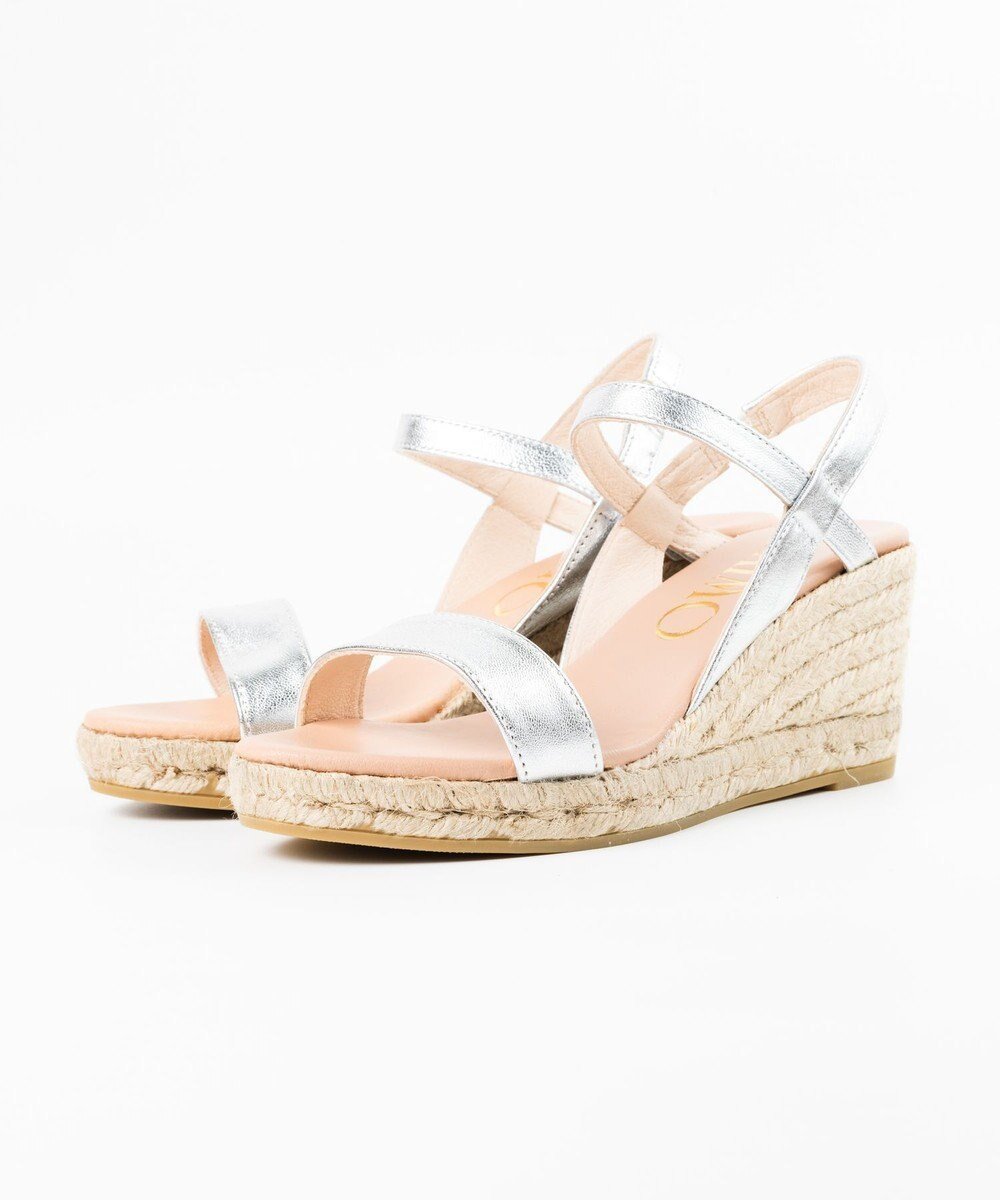 【ガイモ/gaimo】の【GAIMO/ガイモ】バイカラーヒールサンダル/GAEL-RS インテリア・キッズ・メンズ・レディースファッション・服の通販 founy(ファニー) 　ファッション　Fashion　レディースファッション　Fashion for Women　サンダル　Sandals, Summer Shoes　シューズ　Shoes, Footwear　ハンド　Hand, Handmade　ラップ　Wrap, Wrap Design　夏　Summer　春　Spring　S/S・春夏　SS, Spring/Summer, Warm Season　シルバー|ID: prp329100004619211 ipo3291000000034876175