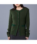 【アンクレイヴ/uncrave】の【モデル村岡美里さん × uncrave STANDARD】ニットジャケット 人気、トレンドファッション・服の通販 founy(ファニー) ファッション Fashion レディースファッション Fashion for Women アウター Coat / Outerwear Collection レディースジャケット・軽アウター Jackets アクリル Acrylic Material 春 Spring 秋 Autumn カーディガン Cardigan, Knitwear ジャケット Jacket, Outerwear セーター Sweater, Knitwear パイピング Piping, Trim Design フォルム Silhouette, Form A/W・秋冬 Autumn/Winter おすすめ Recommended / Our Picks thumbnail グリーン|ID: prp329100004619216 ipo3291000000033125717