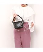 【アンビリオン/UNBILLION】のカシュカシュ cachecache / ギャザーハンドルメタリックミニショルダー ブラック|ID: prp329100004619272 ipo3291000000033682120