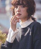 【アメリカンホリック/AMERICAN HOLIC】のラメ裏起毛スウェット Dark Gray Mixture|ID: prp329100004619281 ipo3291000000033554314