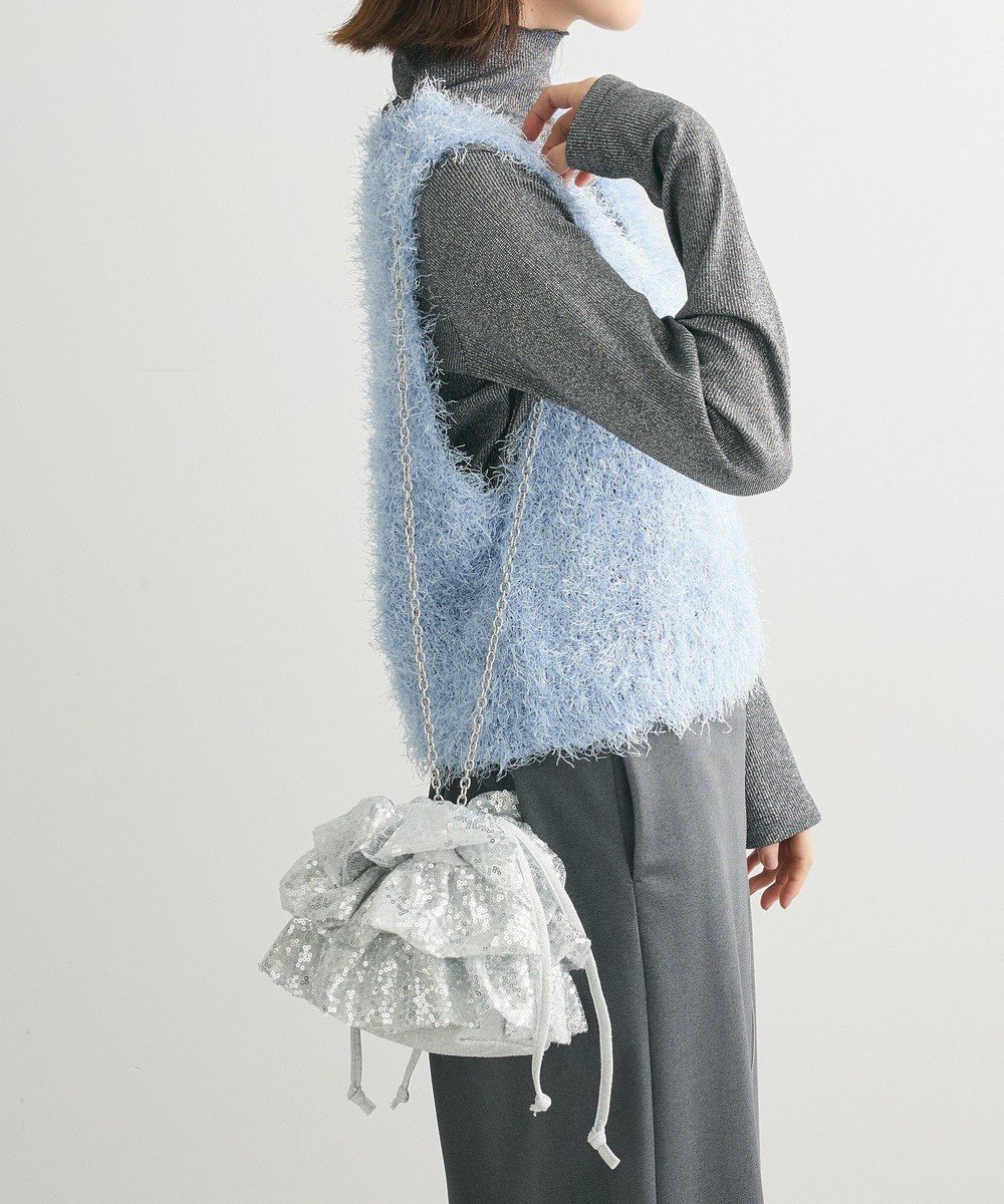 【グリーンパークス/Green Parks】のETS.スパンコールショルダーバッグ 人気、トレンドファッション・服の通販 founy(ファニー) 　ファッション　Fashion　レディースファッション　Fashion for Women　バッグ　Bags　おすすめ　Recommended / Our Picks　アクセサリー　Fashion Accessories　コンパクト　Compact, Small Size　スパンコール　Sequins, Sequin Embellishment　フォルム　Silhouette, Form　ラグジュアリー　Luxury, Elegant　 other-1|ID: prp329100004619290 ipo3291000000033530296
