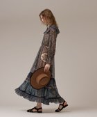 【グレース コンチネンタル/GRACE CONTINENTAL】のペイズリープリントドレス カーキ|ID: prp329100004619335 ipo3291000000033360405