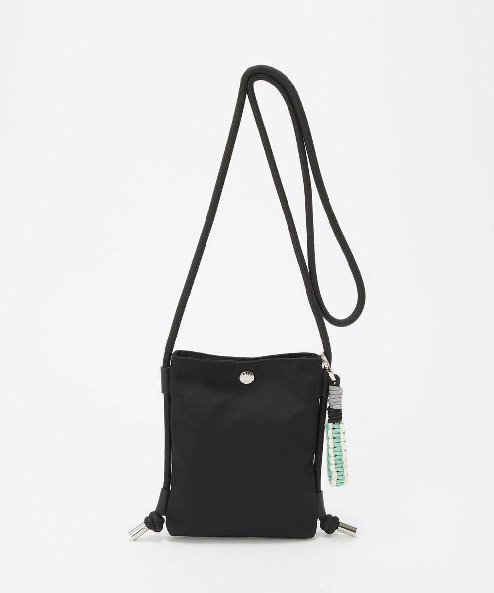 【トプカピ/TOPKAPI】の【Breath TOPKAPI】コードチャーム付き ミニショルダーバッグ / サコッシュ インテリア・キッズ・メンズ・レディースファッション・服の通販 founy(ファニー) 　ファッション　Fashion　レディースファッション　Fashion for Women　キーホルダー　Keychain, Key Holder　コンパクト　Compact, Small Size　ショルダー　Shoulder, Shoulder Strap　シンプル　Simple, Minimal　スマート　Smart, Elegant　チャーム　Charm, Pendant　トレンド　Trend, Trending Now　フォルム　Silhouette, Form　ポケット　Pocket, Pocket Detail　ミックス　Mix, Mixed Style　ワーク　Workwear, Utility Style　新作・新入荷　New Arrivals / New In　ブラック|ID: prp329100004619345 ipo3291000000033127362
