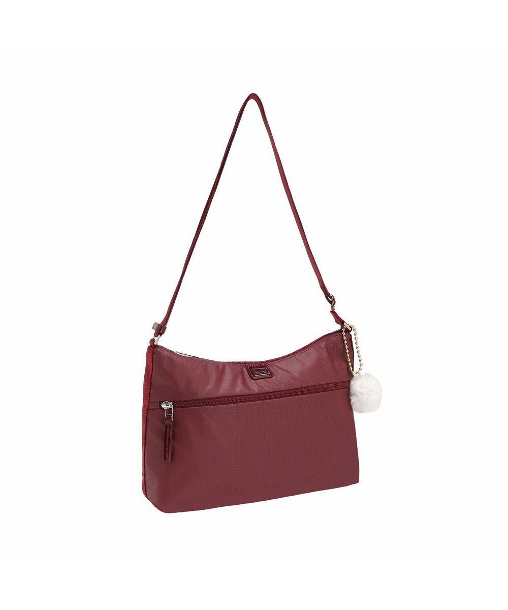 【エースバッグズアンドラゲッジ/ACE BAGS & LUGGAGE】のKanana project COLLECTION VYG ルフレ ショルダーバッグ 68343 カナナプロジェクト コレクション インテリア・キッズ・メンズ・レディースファッション・服の通販 founy(ファニー) 　ファッション　Fashion　レディースファッション　Fashion for Women　コレクション　Collection, Seasonal Line　シンプル　Simple, Minimal　トラベル　Travel, Travel Gear　トレンド　Trend, Trending Now　ポケット　Pocket, Pocket Detail　エレガント 上品　Elegant　傘　Umbrella, Parasol　軽量　Lightweight, Ultra Light　バーガンディ|ID: prp329100004619357 ipo3291000000033301991