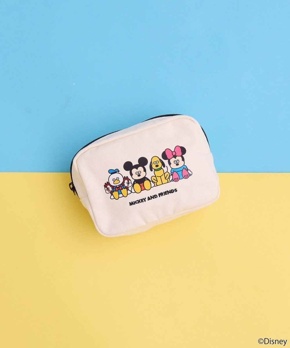 【アースミュージックアンドエコロジー/earth music&ecology】のDisney×Seiji Matsumotoポーチ インテリア・キッズ・メンズ・レディースファッション・服の通販 founy(ファニー) 　ファッション　Fashion　レディースファッション　Fashion for Women　ミニ財布・二つ折り財布　Wallets & Card Cases　ポーチ&ミニバッグ　Pouches & Mini Bags　おすすめ　Recommended / Our Picks　スクエア　Square, Square Shape　ポケット　Pocket, Pocket Detail　ポーチ　Pouch, Small Case　財布　Wallet, Purse　Off White|ID: prp329100004619363 ipo3291000000033714343
