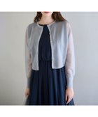 【23区/NIJYUSANKU】の【APPLAUDIR】グロッシードルマン カーディガン シルバー系|ID:prp329100004619393