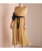 【23区/NIJYUSANKU】の【APPLAUDIR】グロッシーオーガンザ ドレス イエロー系|ID:prp329100004619395
