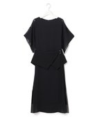 【23区/NIJYUSANKU】の【APPLAUDIR】シフォンジョーゼット コンビドレス ネイビー系|ID: prp329100004619398 ipo3291000000033127890