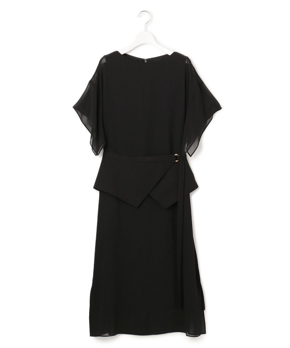 【23区/NIJYUSANKU】の【APPLAUDIR】シフォンジョーゼット コンビドレス 人気、トレンドファッション・服の通販 founy(ファニー) 　ファッション　Fashion　レディースファッション　Fashion for Women　ワンピース　Dresses　フォーマル・パーティードレス・結婚式用ドレス　Elegant & Casual Dresses　コンビ　Combo, Combination Style　サテン　Satin, Glossy Fabric　シアー　Sheer, See-Through　シフォン　Chiffon, Lightweight Fabric　シンプル　Simple, Minimal　ジョーゼット　Georgette, Semi-Sheer Fabric　ドレス　Dress, One-Piece　ドレープ　Drape, Draping Fabric　パーティ　Party, Party Style　A/W・秋冬　Autumn/Winter　結婚式　Wedding　2025年　2025　2025-2026秋冬・A/W　Autumn/Winter 2025–26 AW25–26　 other-1|ID: prp329100004619398 ipo3291000000033240788